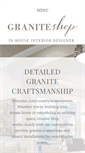 Mobile Screenshot of graniteshopcharleston.com